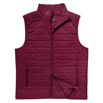 Crimson Comfort Quilted Warmth Vest