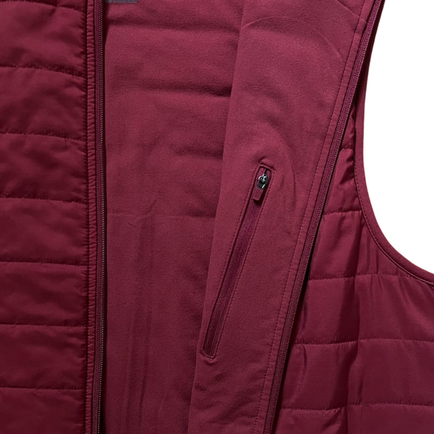 Crimson Comfort Quilted Warmth Vest