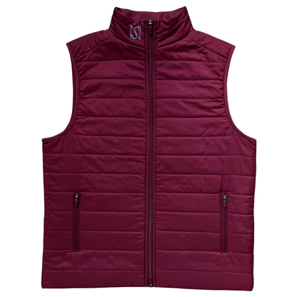 Crimson Comfort Quilted Warmth Vest